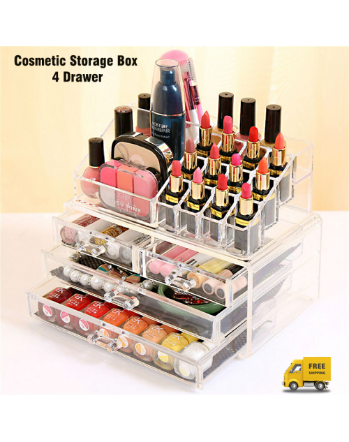 Cosmetic Storage Box 4 Drawer, CS44